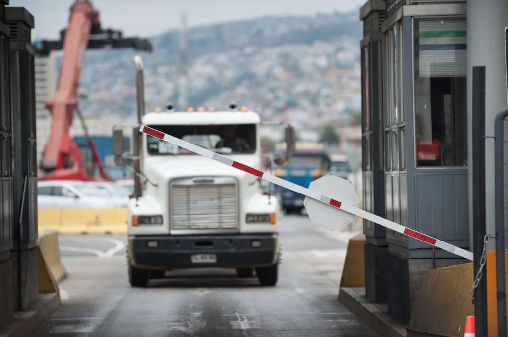 Trucking entrance